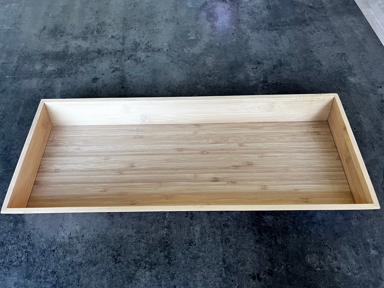 Range-couverts / Boîte de rangement en bambou IKEA UPPDATERA, Maison & Meubles, Enlèvement, Utilisé