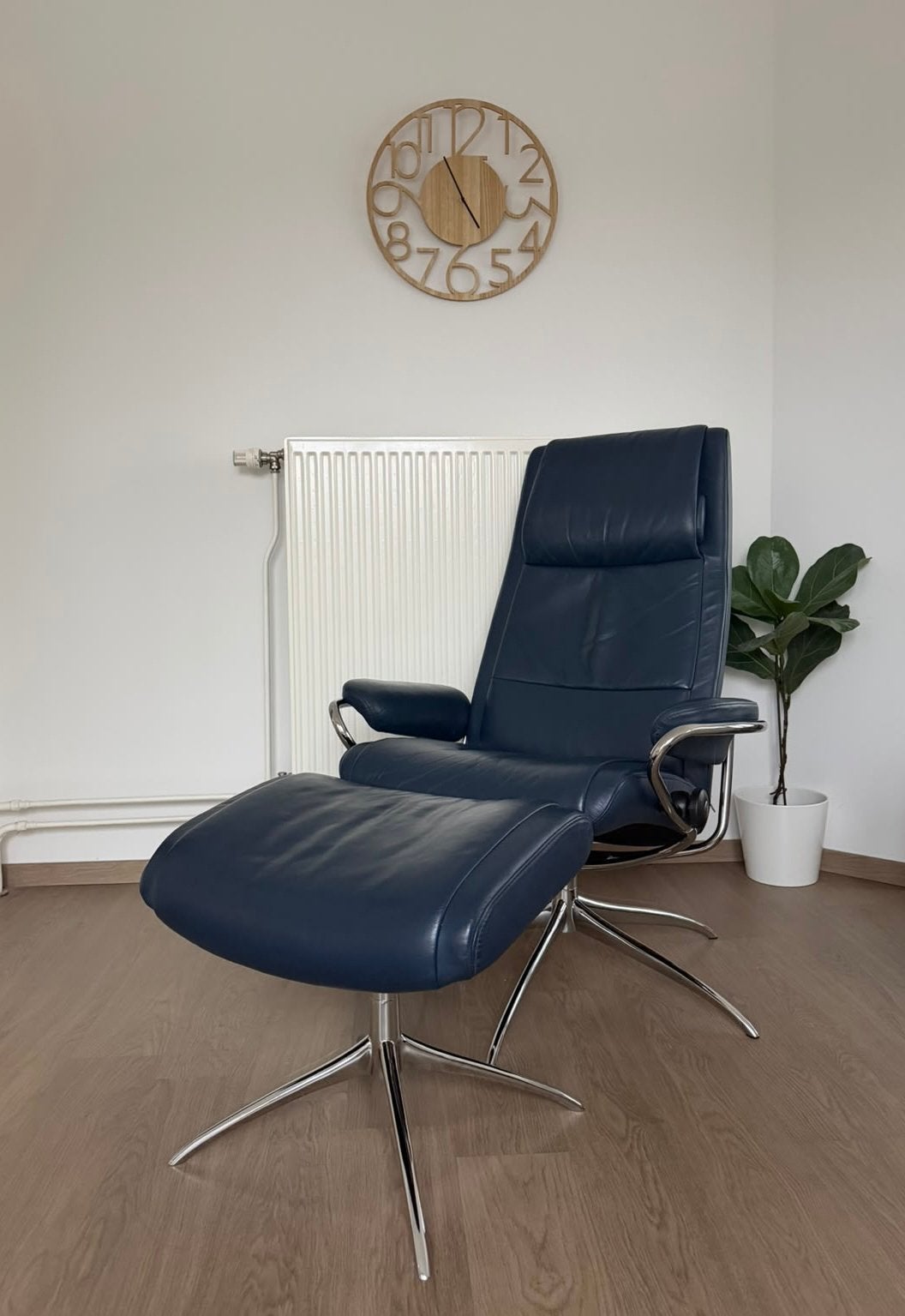 Fauteuil Stressless Design Paris avec repose-pieds, Maison & Meubles, Moins de 75 cm, Comme neuf, Enlèvement, 50 à 75 cm