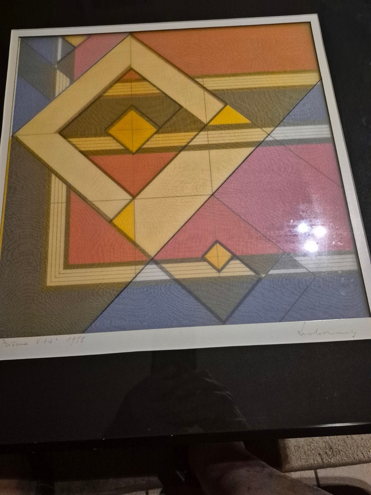 Abstract werk Devloomans, Antiek en Kunst, Ophalen of Verzenden