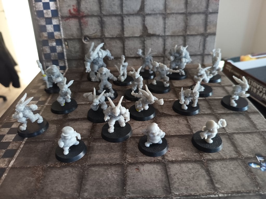 Generic Rabbit Team pour Blood Bowl, Hobby & Loisirs créatifs, Enlèvement ou Envoi, Comme neuf, Warhammer, Figurine(s)
