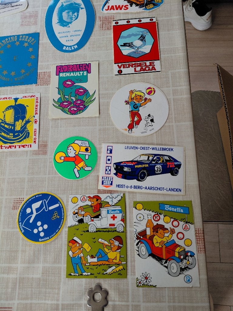 STICKERS, Verzamelen, Ophalen, Zo goed als nieuw, Overige typen