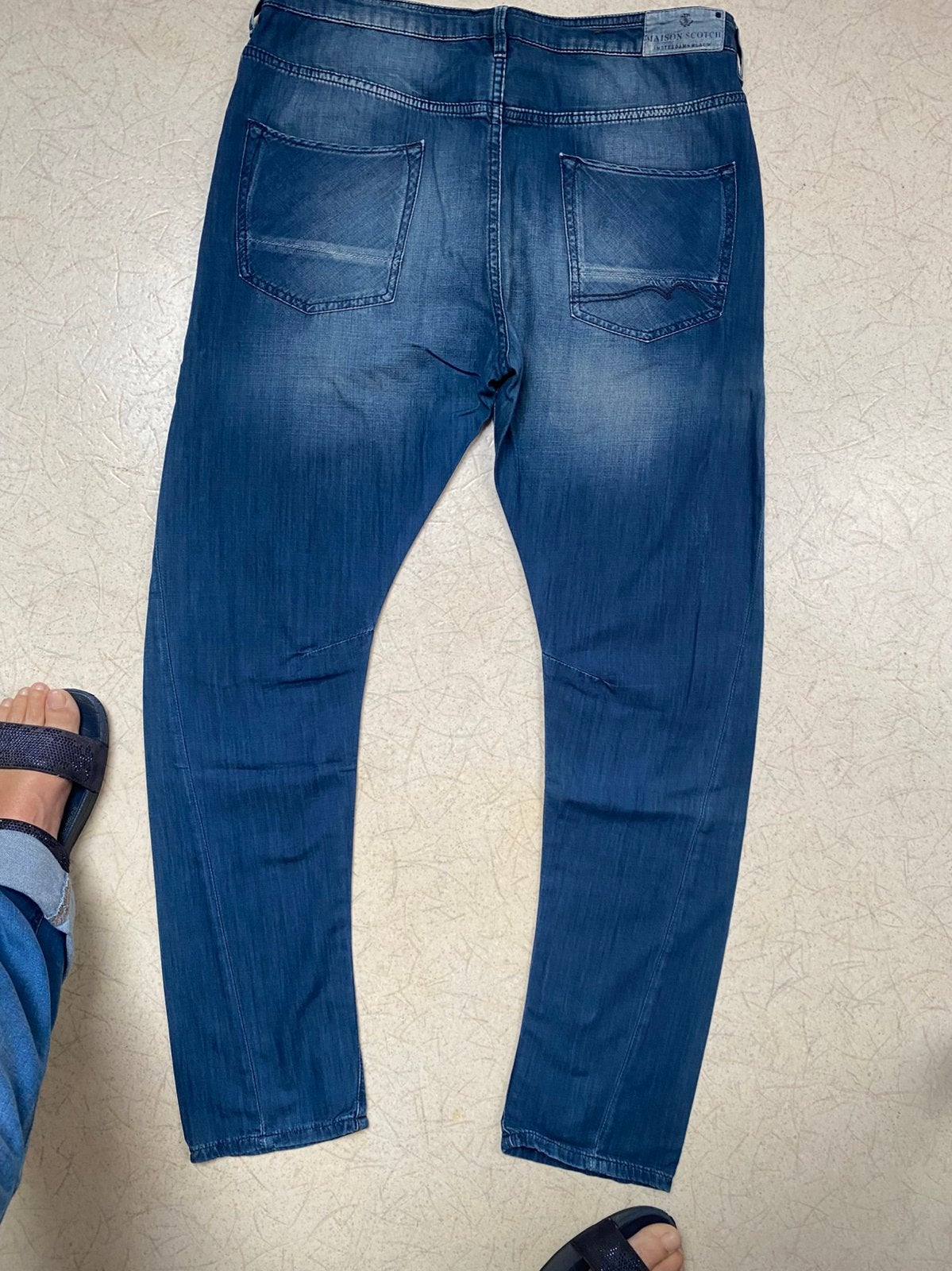 Soepele jeansbroek  Maison Scotch, Ophalen of Verzenden, Zo goed als nieuw, Blauw