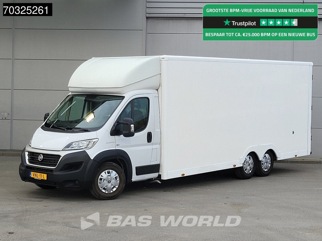 Fiat Ducato 130pk 30m3 XXL Rijbewijs B 3500KG 608cm Bakwagen, Auto's, Bestelwagens en Lichte vracht, Stof, Gebruikt, Euro 6, 130 pk