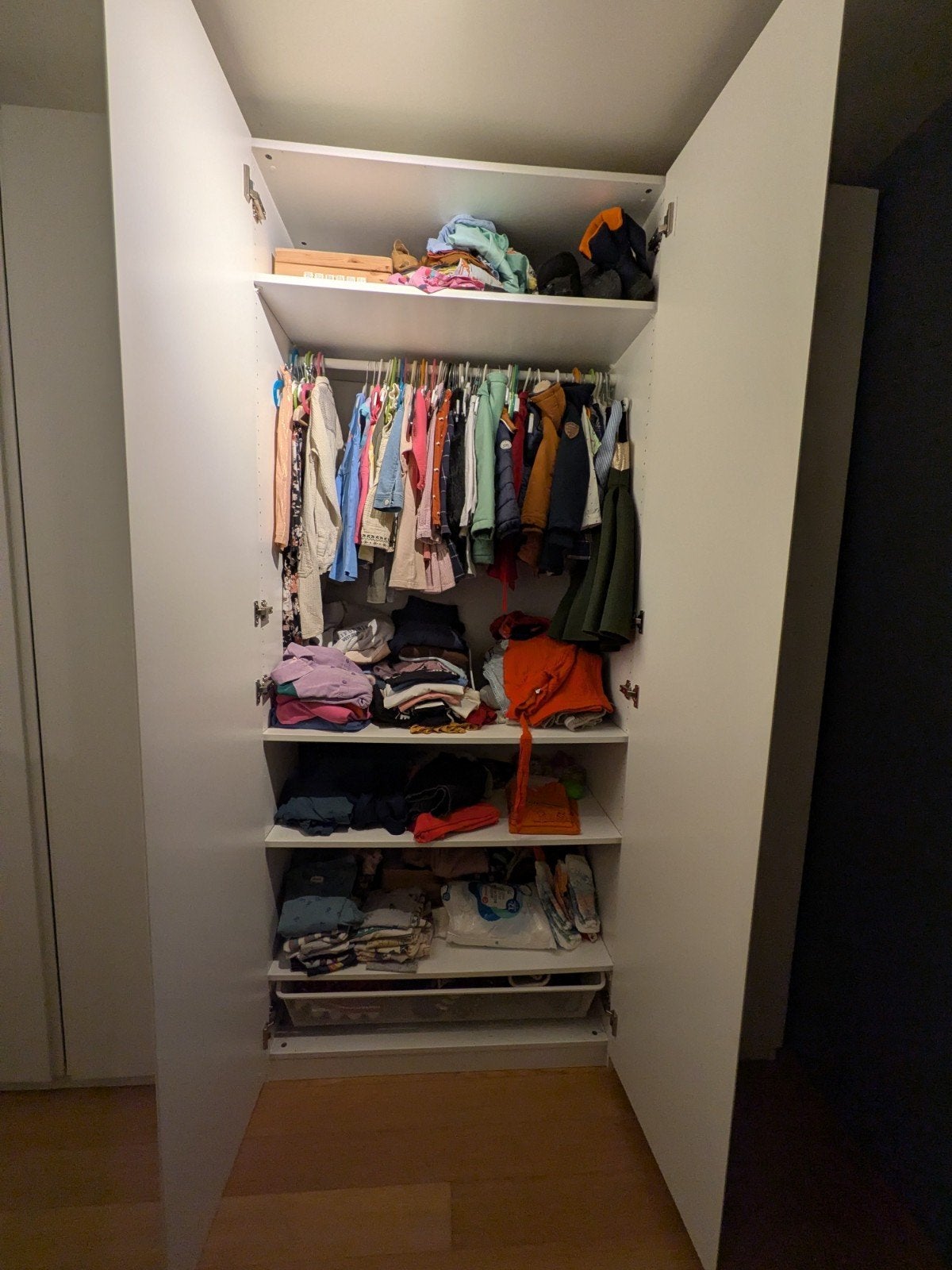Ikea pax kast, Ophalen