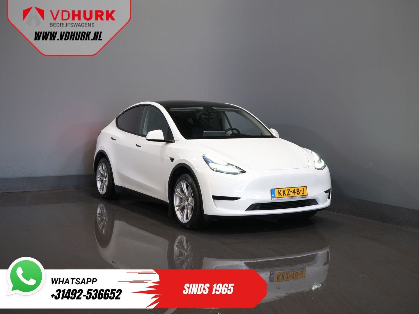Tesla Model Y Long Range AWD 75 kWh 540 km WLTP MARGE SOH 92, Autos, Tesla, Achat, Entreprise, Carnet d'entretien, Automatique