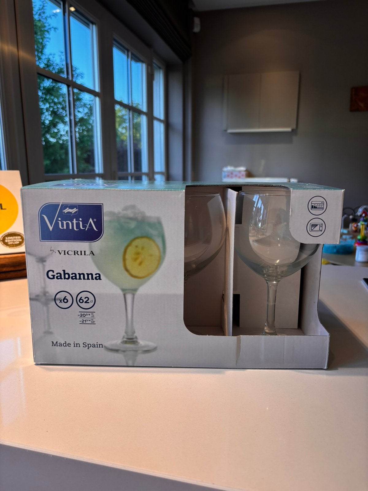 Set van 6 Gin Tonic glazen, Verzamelen, Glas en Drinkglazen, Ophalen, Nieuw, Overige typen