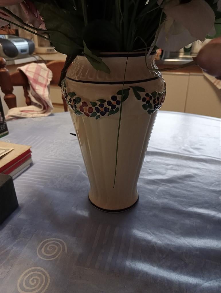 Mooie vaas met bloemen, Ophalen of Verzenden