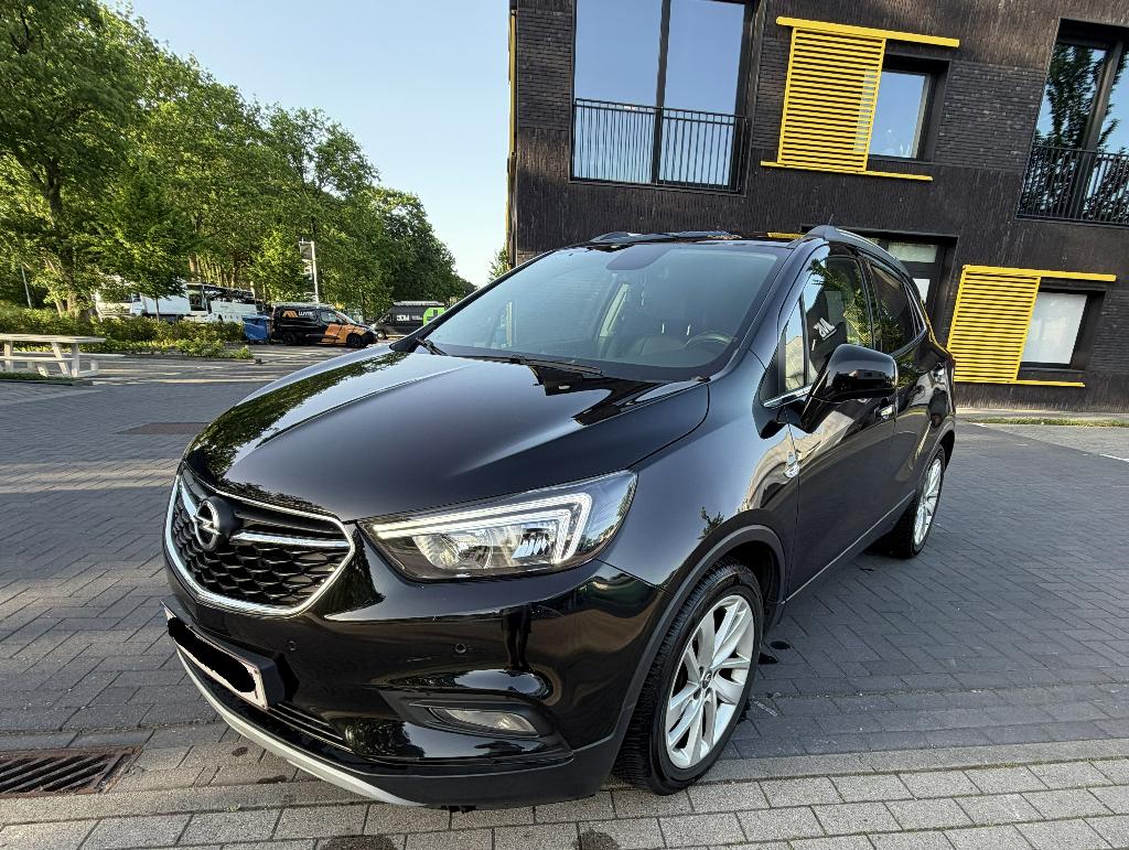 Opel Mokka X 1.4 Turbo Automaat, Auto's, Opel, Zwart, Leder, 5 zetels, Particulier