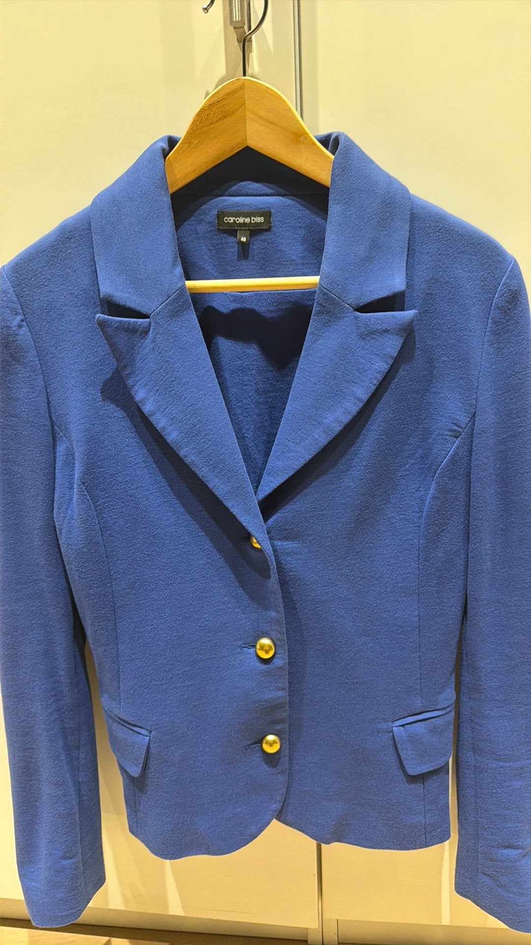 Blazer Caroline Biss - Koningsblauw - maat 40, Blauw, Zo goed als nieuw, Jasje, Ophalen