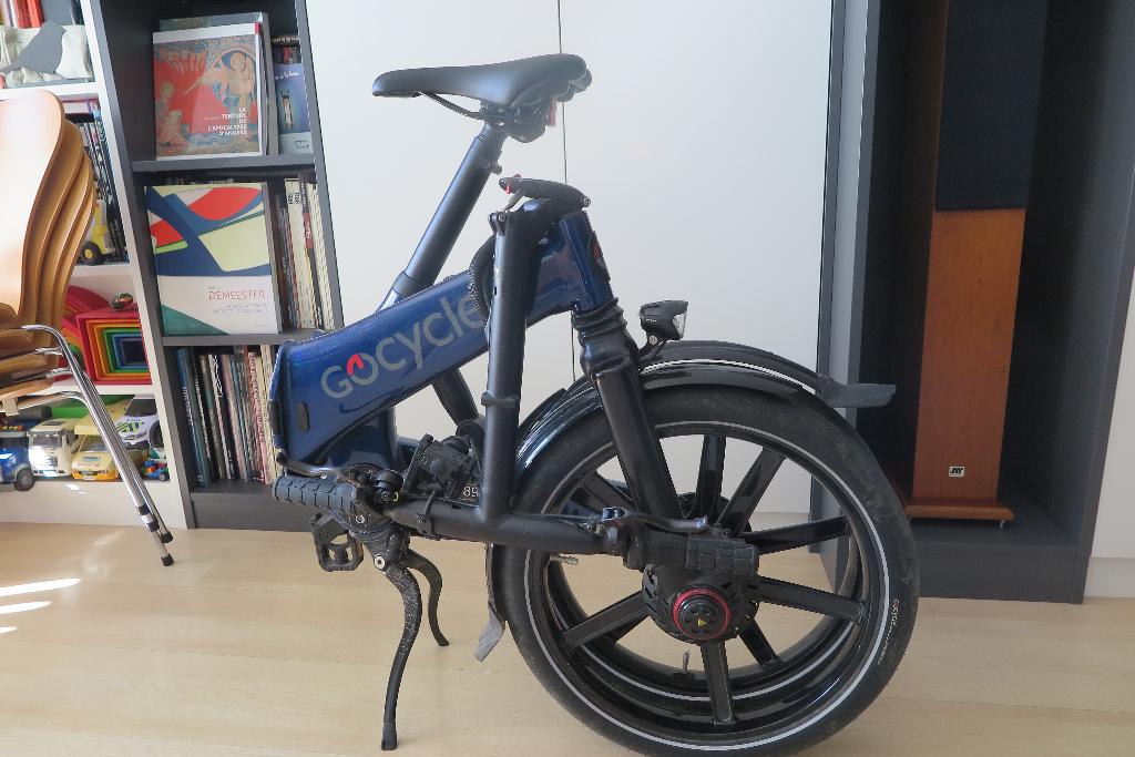 Vélo électrique pliant GoCycle bleu, Neuf, Autres marques, Vitesses, 18 à 20 pouces