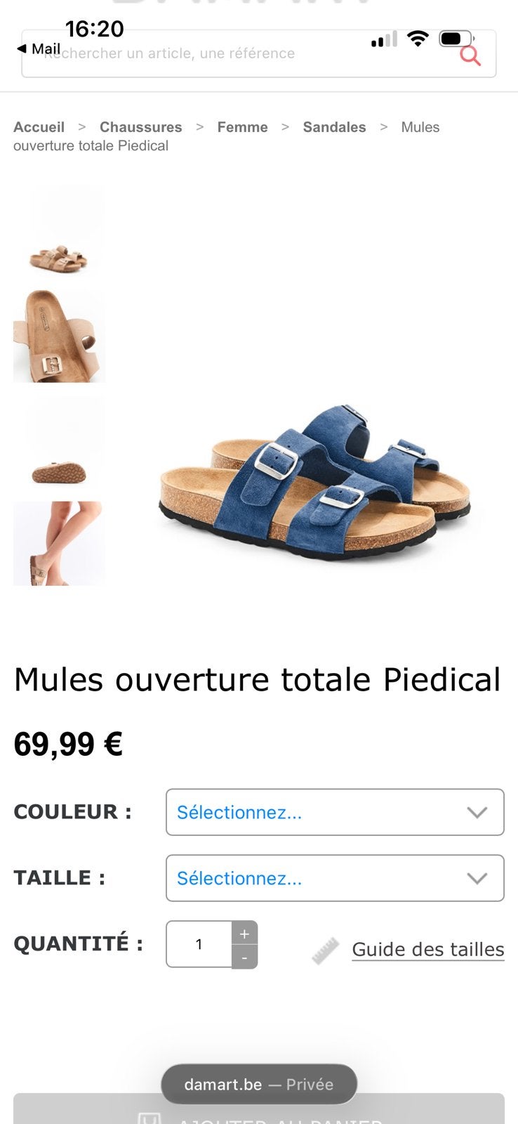 Sandale, Overige kleuren, Nieuw, Sandalen of Muiltjes, Ophalen of Verzenden