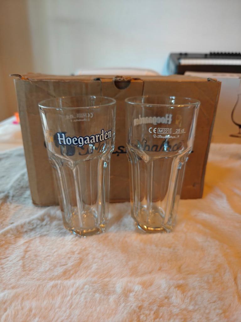 Set 6 Hoegaarden glazen, Verzamelen, Ophalen