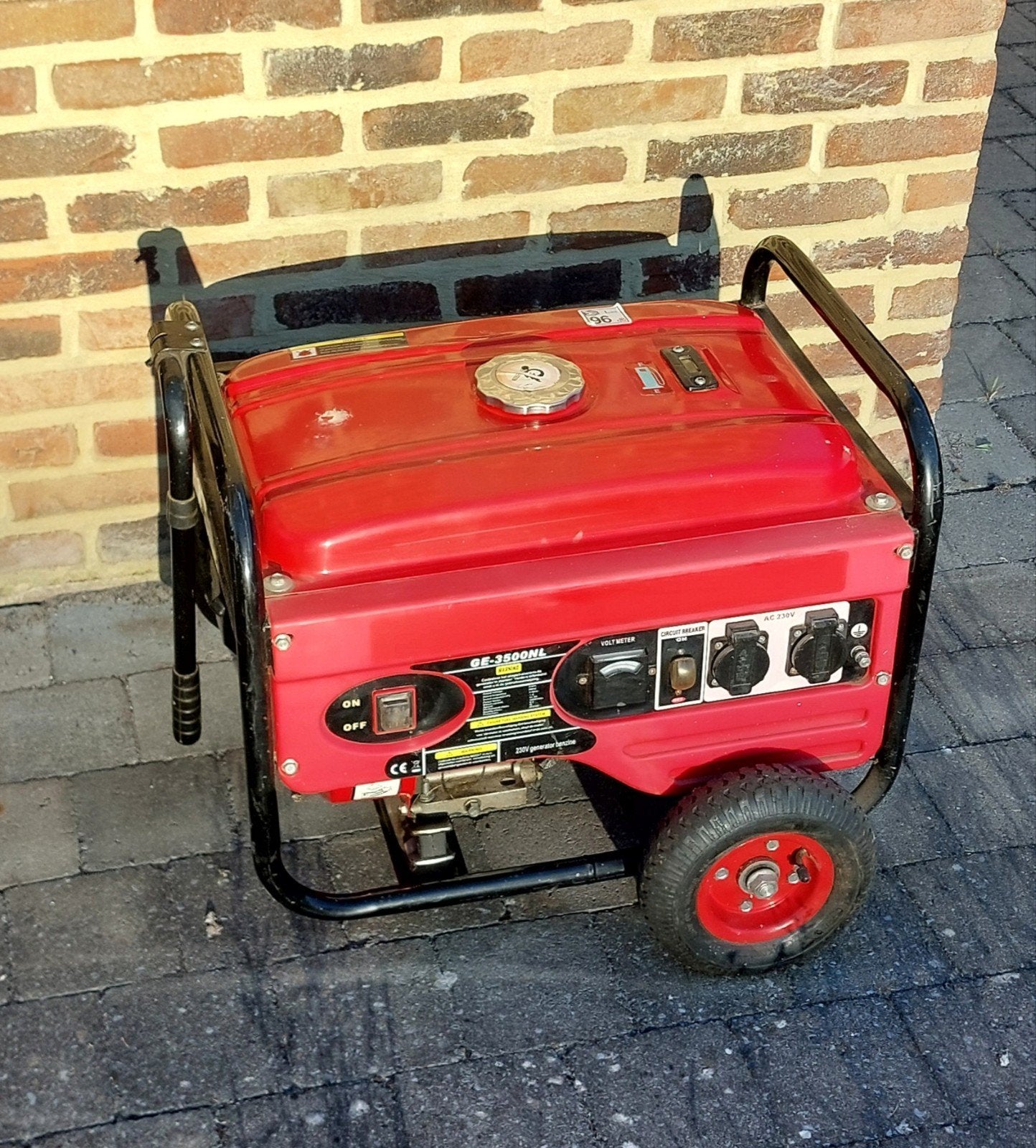 Stroomgenerator/ aggregaat GE-3500NL, Doe-het-zelf en Bouw, Aggregaten, Ophalen, Benzine
