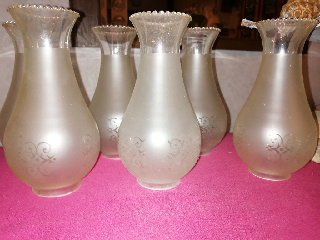 6 lampenkapjes, Ophalen