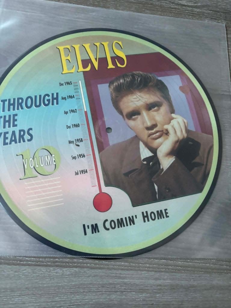 Elvis Picture disc lp, Through the years, volume 10, 10 euro, Cd's en Dvd's, LP, Ophalen of Verzenden, Zo goed als nieuw, Picture disc