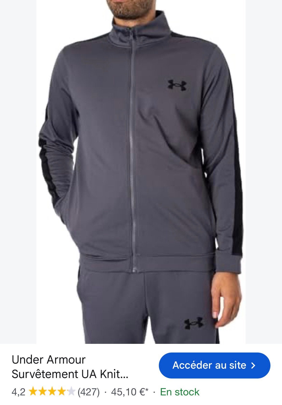 Vestes under armour, Ophalen, Nieuw, Maat 48/50 (M), Grijs