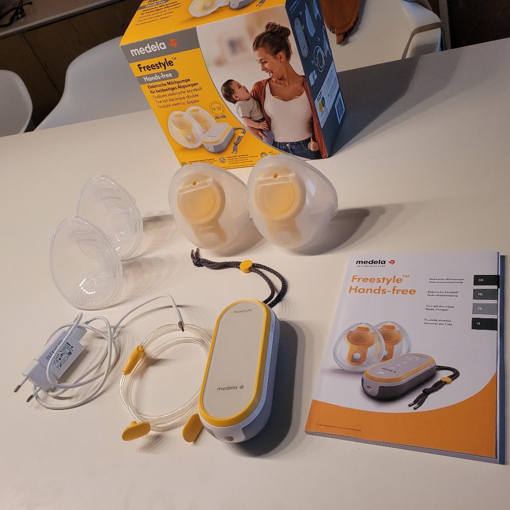 Medela handsfree borstkolf, Kinderen en Baby's, Babyvoeding en Toebehoren, Zo goed als nieuw, Borstkolf, Ophalen of Verzenden
