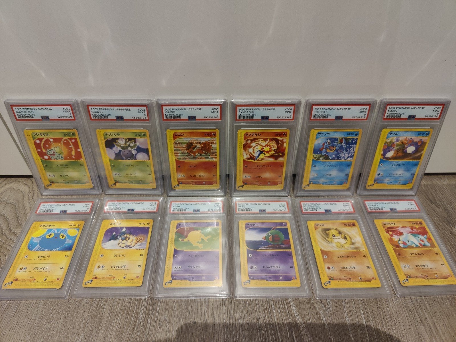 Coffret promotionnel Pokémon McDonald's 2002, Japon, Enlèvement