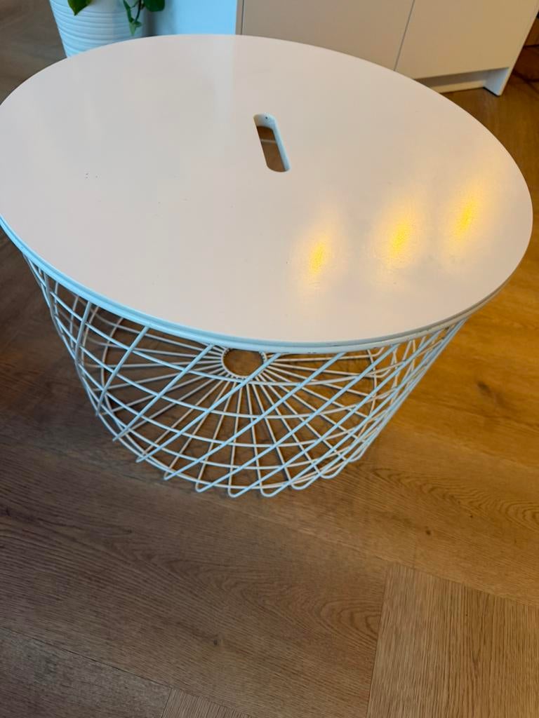 KVISTBRO - bijzettafel ikea (grote versie), Enlèvement, Utilisé, Rond