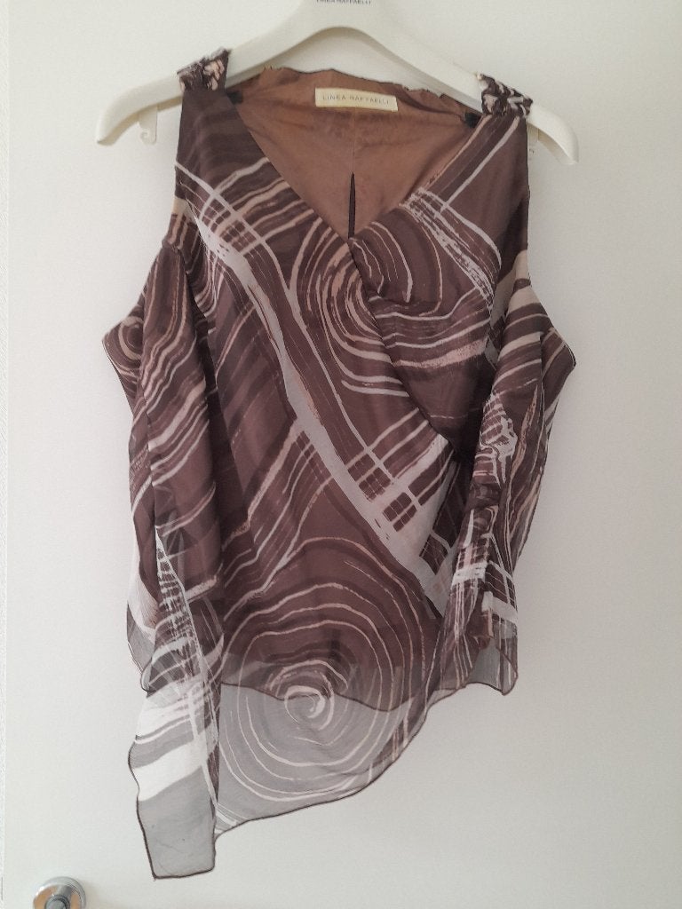 topje Linea Raffaelli, Kleding | Dames, Overige typen, Linea raffaelli, Bruin, Maat 42/44 (L)