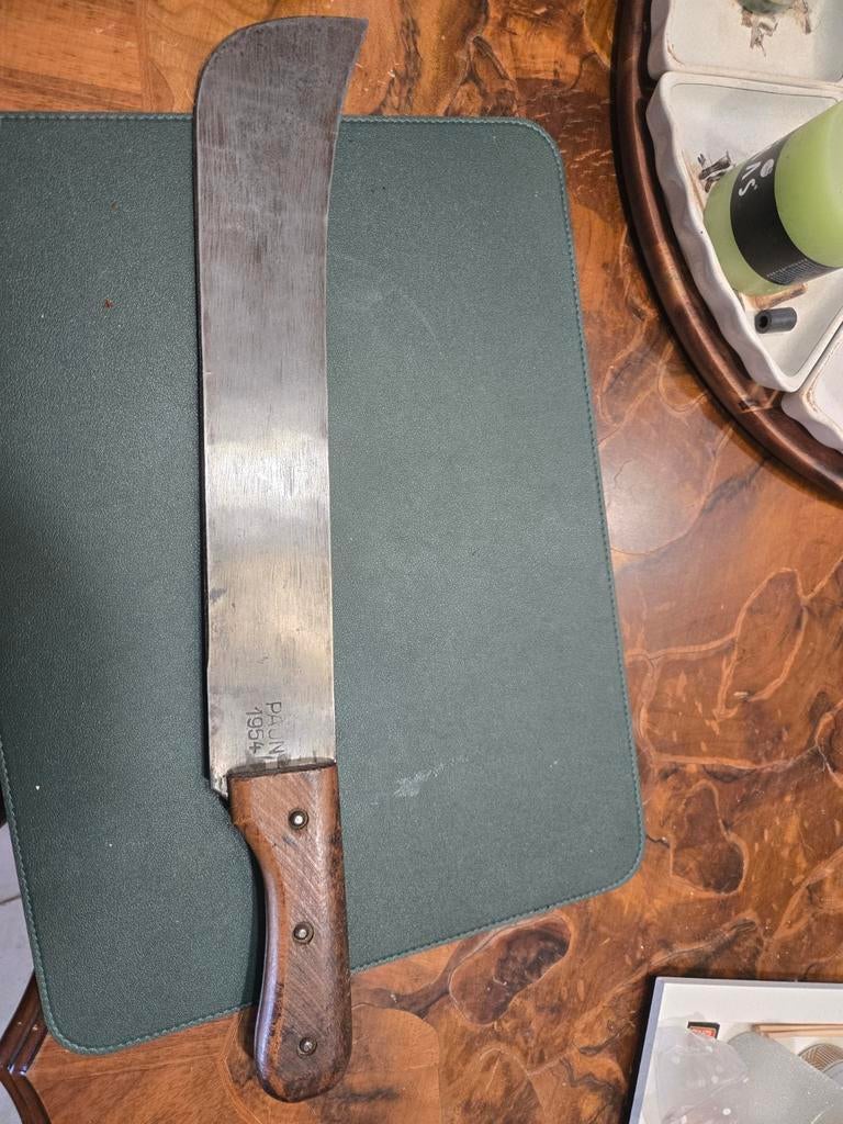 Machette ancienne PAUN 1954 lame large, Ophalen