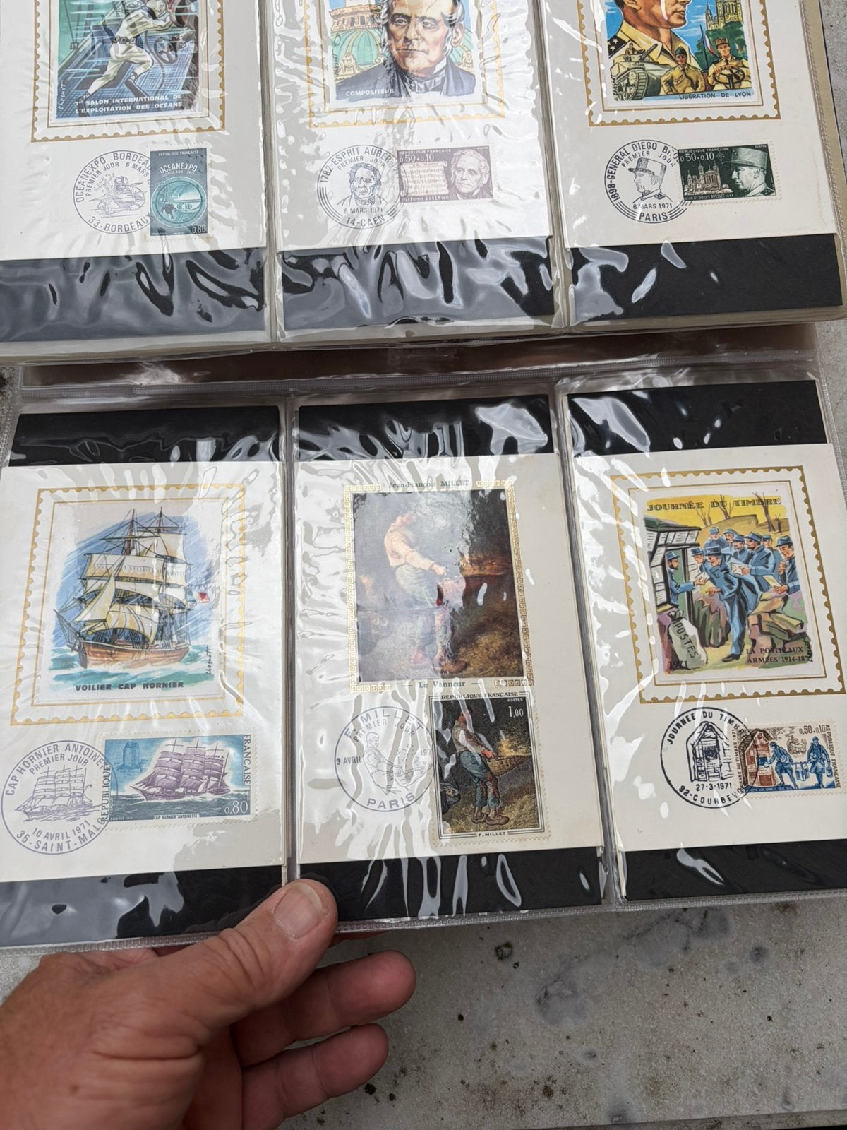Timbres du 1er jour de France à partir de 1971, Timbres & Monnaies, Enlèvement, Non décrit