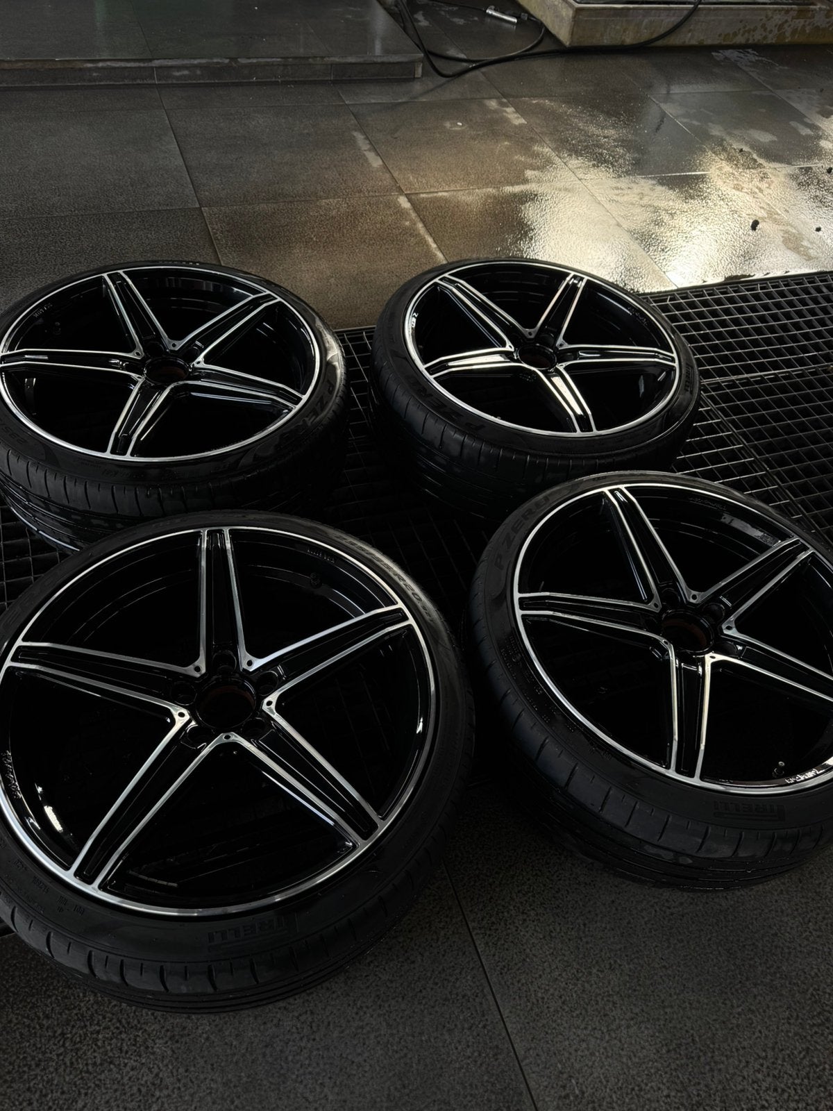 20 inch velgen 5x112 met banden, Enlèvement, Comme neuf