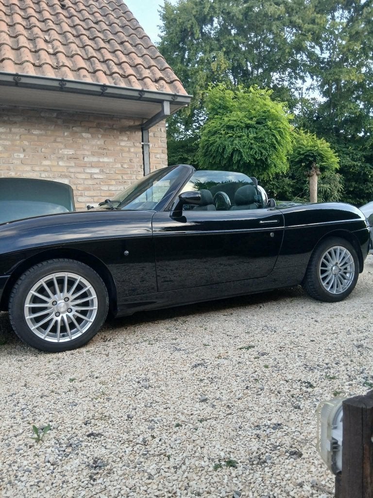 Oldtimer Cabrio fiat barchetta in degelijke staat !!, Zwart, Cabriolet, Zwart, Leder