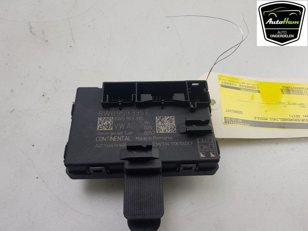 ORDINATEUR VEROUILLAGE CENTRALISE Audi A4 Avant (B9), Audi, Utilisé, Continental AG, Continental-Plaza 1
30175  Hannover, DE