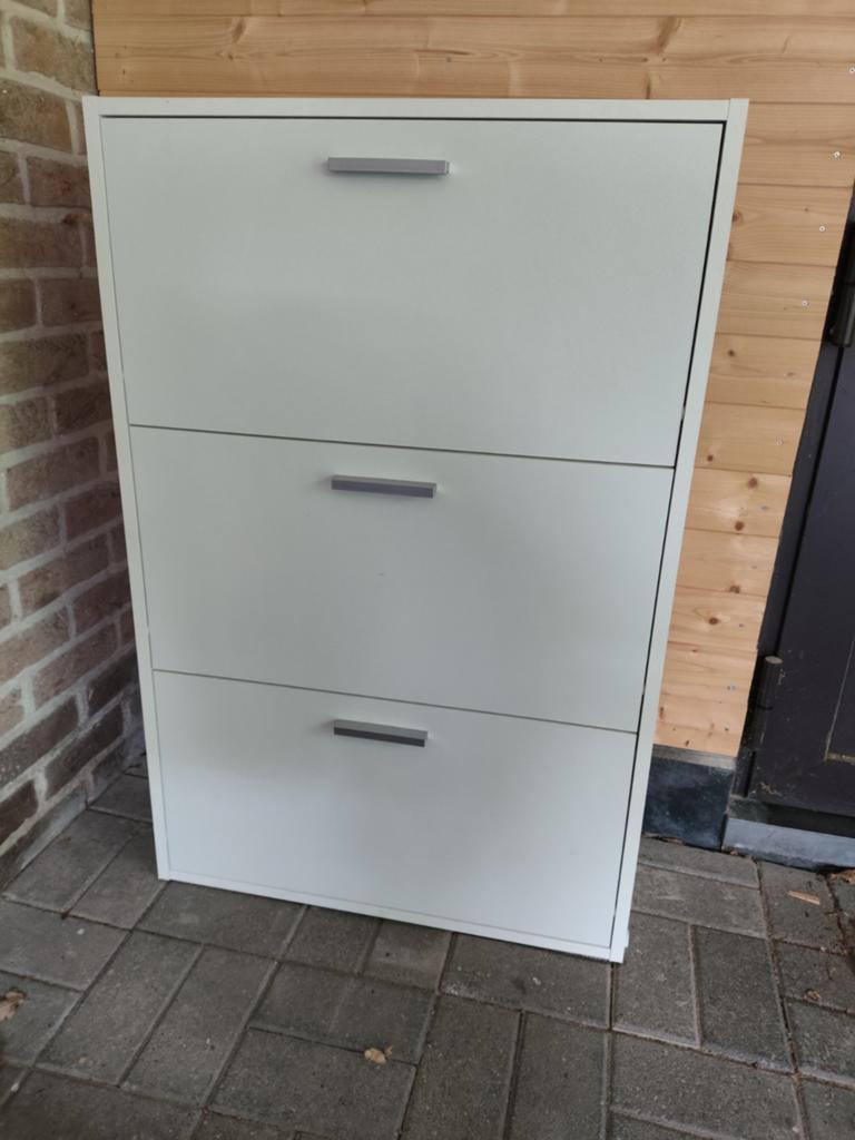 Witte schoenkast, Huis en Inrichting, Kasten | Schoenenkasten, Ophalen