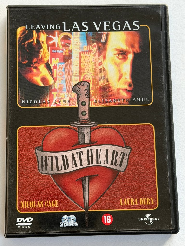 Wild At Heart / Leaving Las Vegas (DVD), Cd's en Dvd's, Dvd's | Drama, Vanaf 16 jaar, Nederlands, Gebruikt, Engels