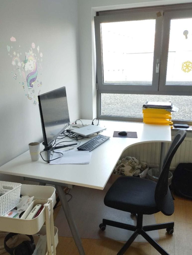 IKEA GALANT Corner Desk, Enlèvement, Utilisé, IKEA