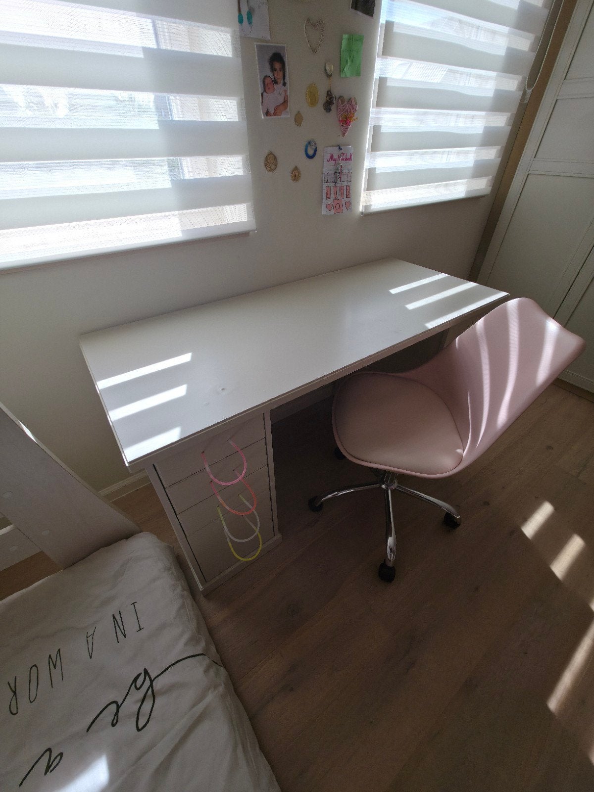 Stevige bureau kinderkamer 140x60, Ophalen, Gebruikt, IKEA, 140 cm