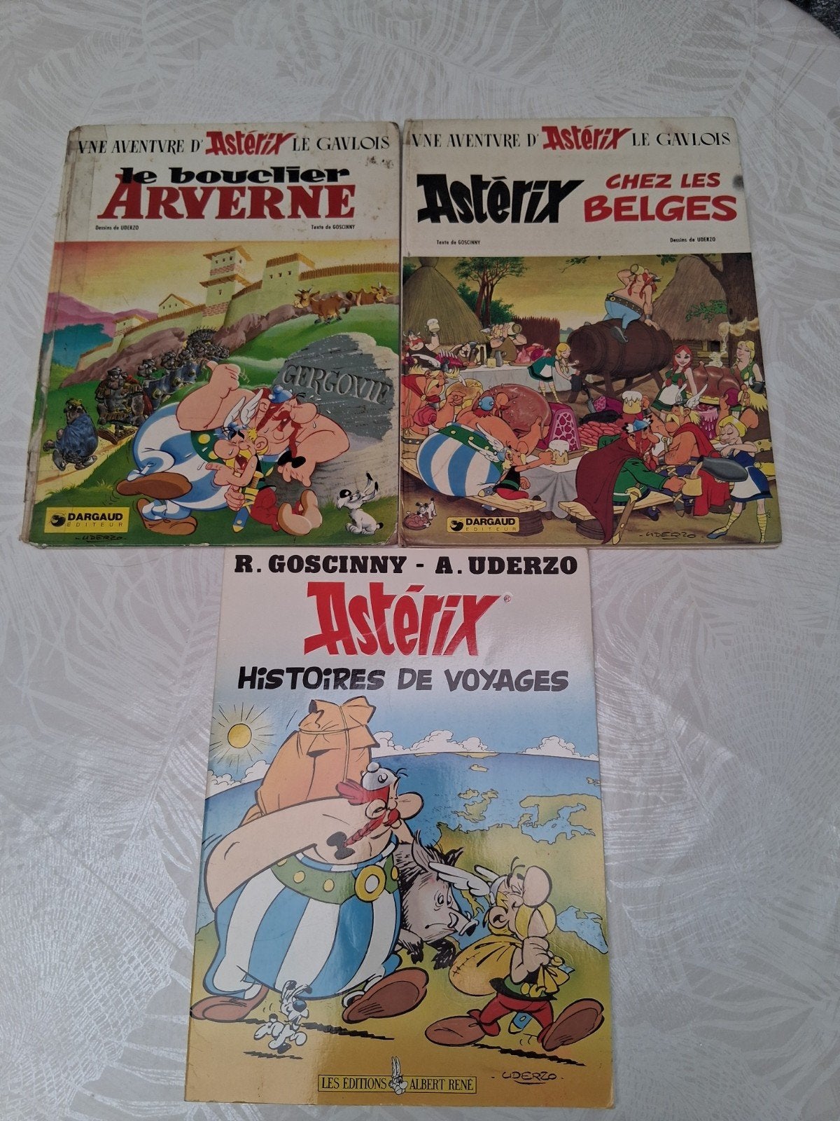 Lot de 3 BD Vintage "Astérix" – Éditions Rares & D'époque (1, Livres, Enlèvement ou Envoi