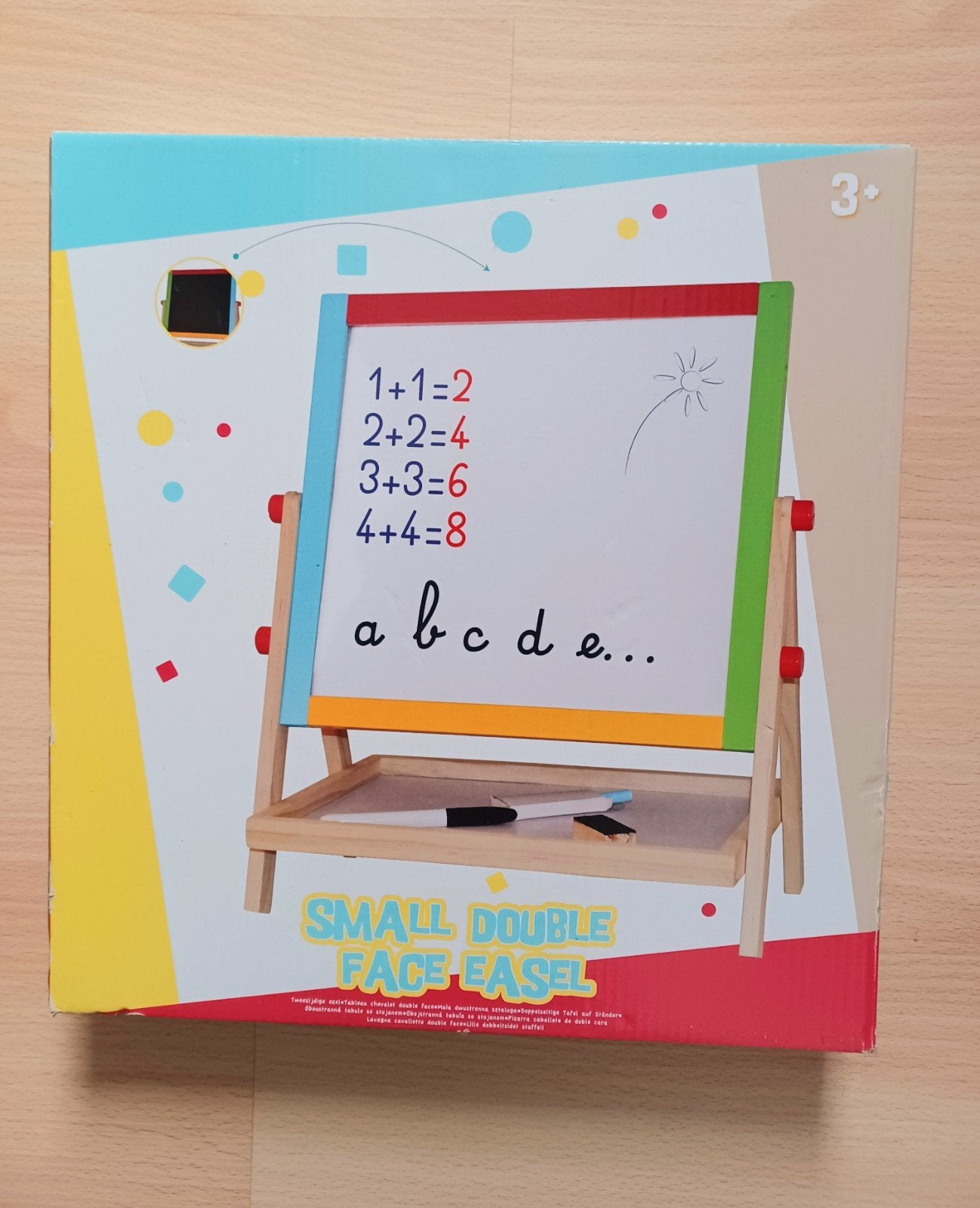 Houten tweezijdig tekenbord tafelmodel NIEUW, Kinderen en Baby's, Speelgoed | Educatief en Creatief, Ophalen, Nieuw