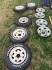 9x Suzuki Samurai / Vitara / Grand Vitara velgen – 5x139,7, Ophalen, Gebruikt, Velg(en), 16 inch