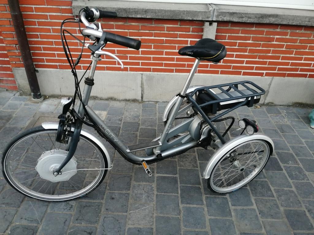 Huka city 22" elektrische driewieler, Ophalen, Gebruikt, Schijfrem, Huka