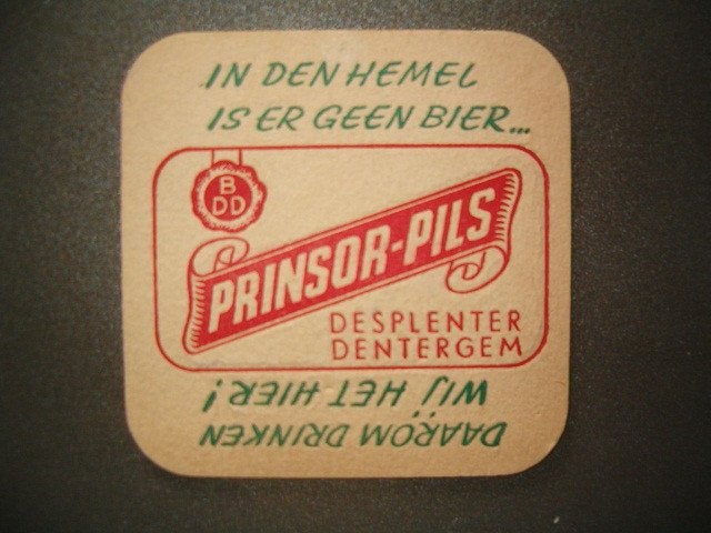 Bierviltje Riva Dentergem 3 : 96 x 96 mm, Ophalen of Verzenden, Gebruikt, Viltje(s)
