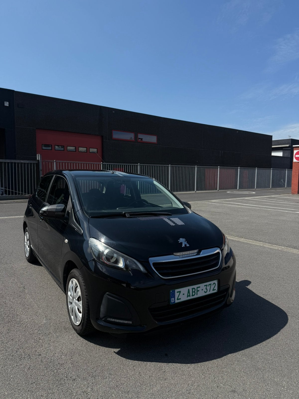 PEUGEOT 108 AUTOMAAT 2015 SLECHTS 74000 KM, Auto's, Automaat, Euro 6, Zwart, Bedrijf