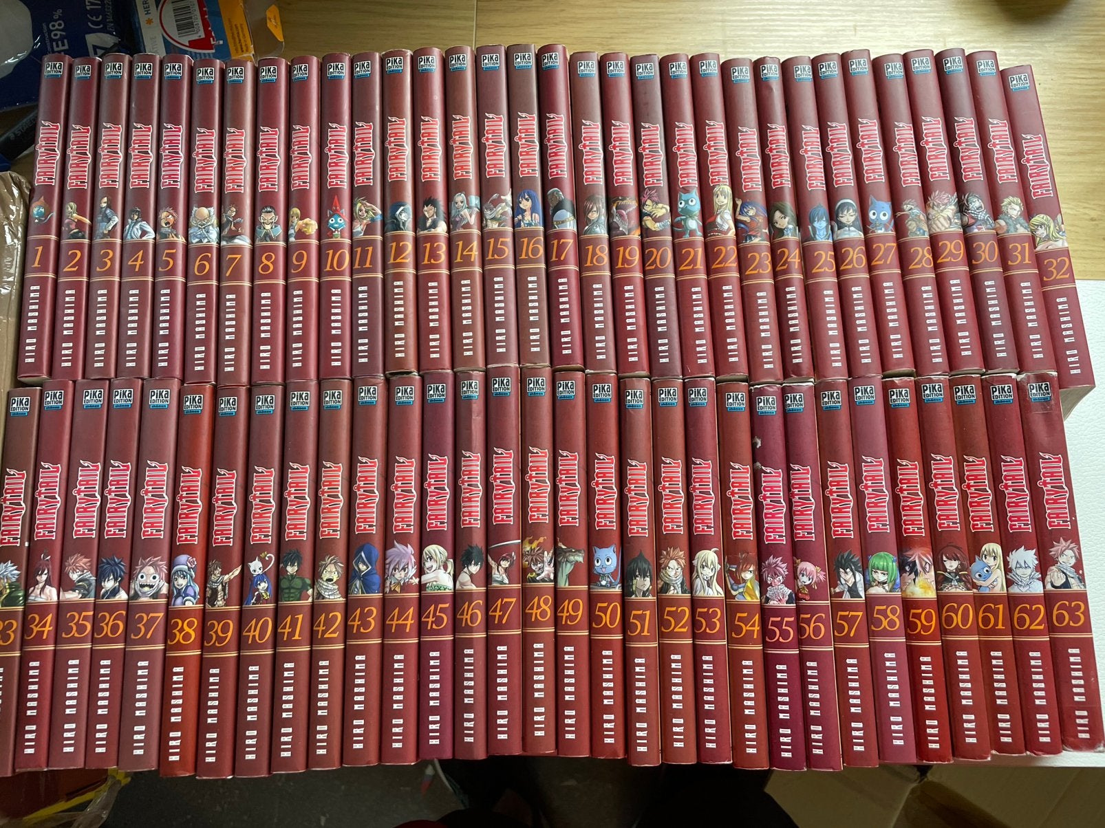 Fairy tail intégrale en 63 tomes 1 a 63 collection complete, Ophalen of Verzenden