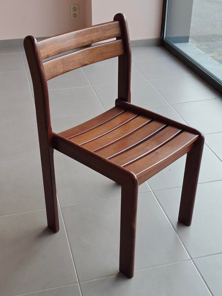 6 chaises en bois (design du milieu du siècle), Enfants & Bébés, Chambre d'enfant | Tables & Chaises, Enlèvement, Chaise(s)