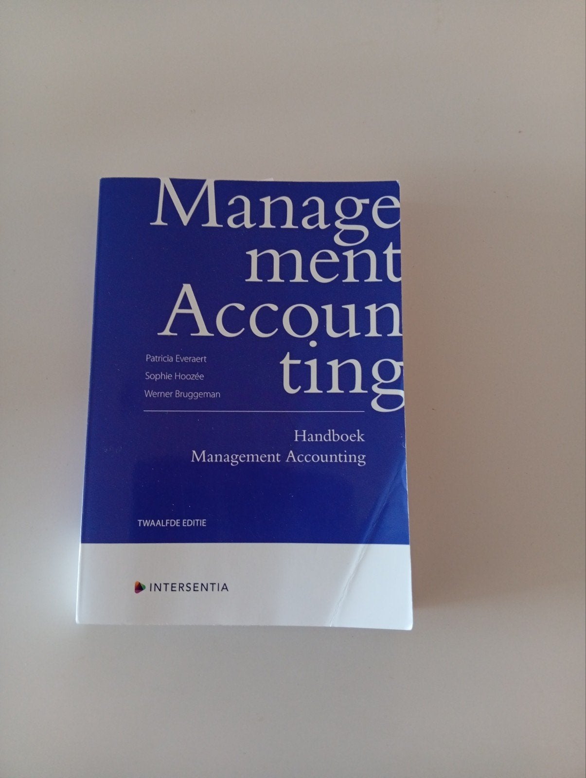 Handboek Management Accounting (twaalfde editie), Enlèvement ou Envoi, Comme neuf, Patricia Everaert; Werner Bruggeman