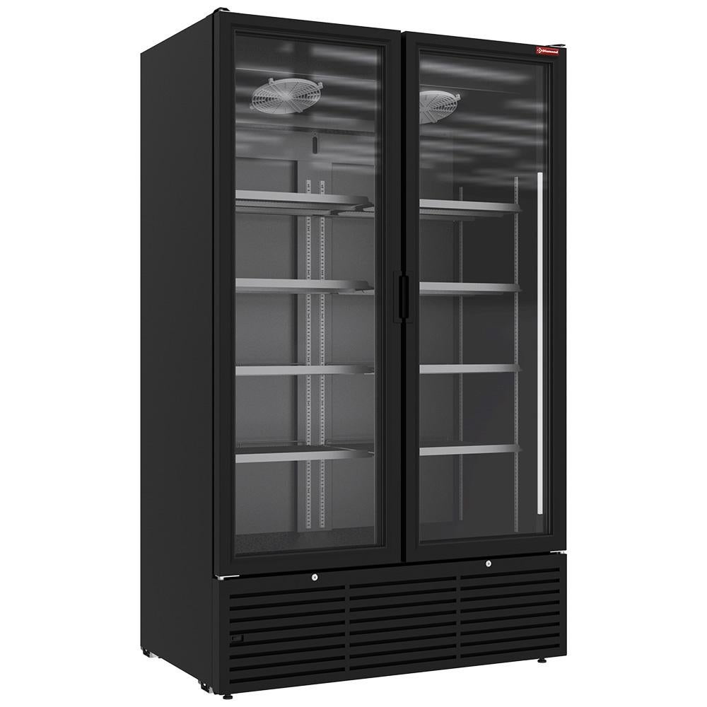 Vitrine ventilée positive 1142 litres, 2 portes battantes, Neuf, Enlèvement ou Envoi, 160 cm ou plus, Sans bac à congélation