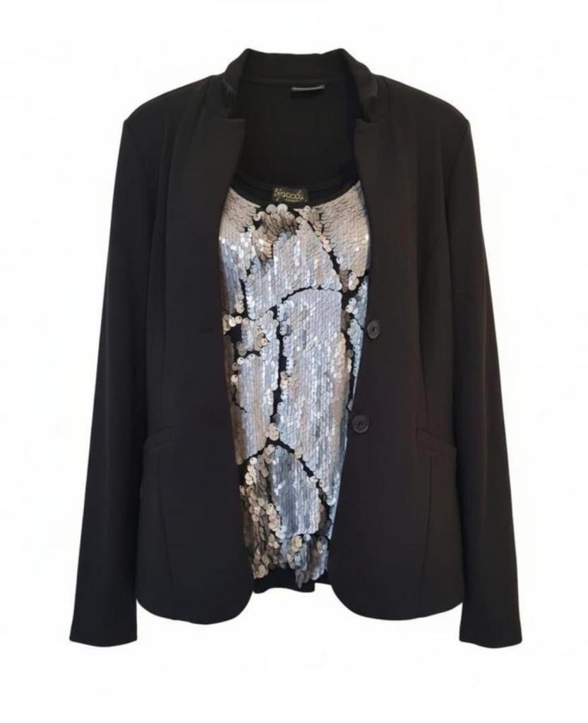 Veste STREET ONE et haut PACCIO assorti taille L, Taille 42/44 (L), Enlèvement ou Envoi, Street One/Paccio, Comme neuf