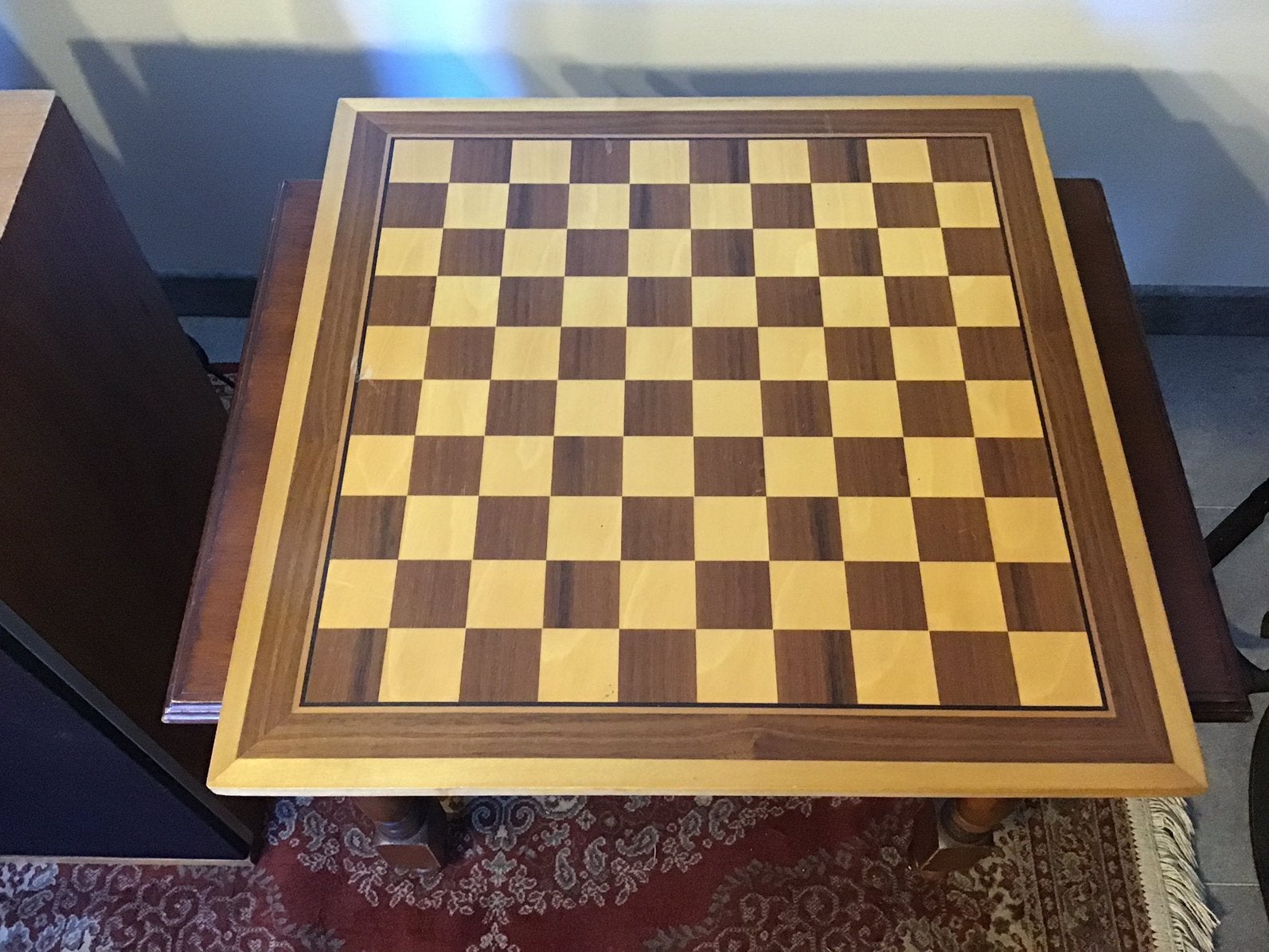 Mooi houten luxe dambord, Ophalen of Verzenden, Zo goed als nieuw
