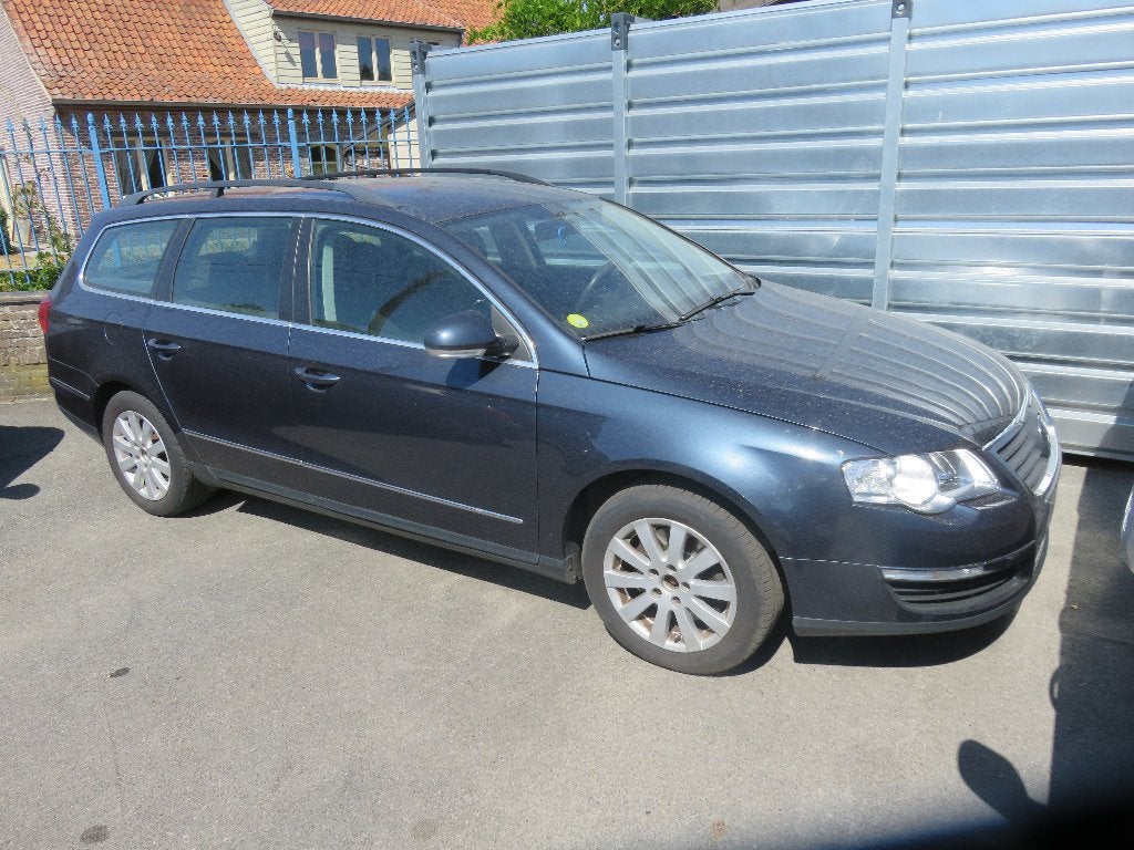 vw passat 1900 tdi break 12/2009, Voorwielaandrijving, Stof, 4 cilinders, Blauw
