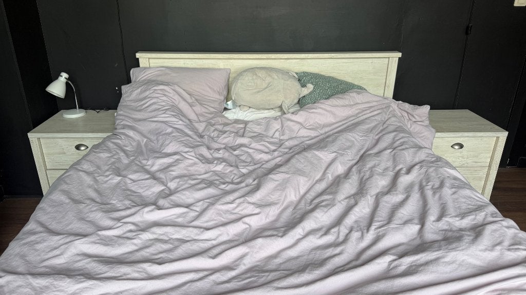 Cadre de lit 160x200 + 2 sommiers 70x200, Queen size, Enlèvement, Utilisé, Bois