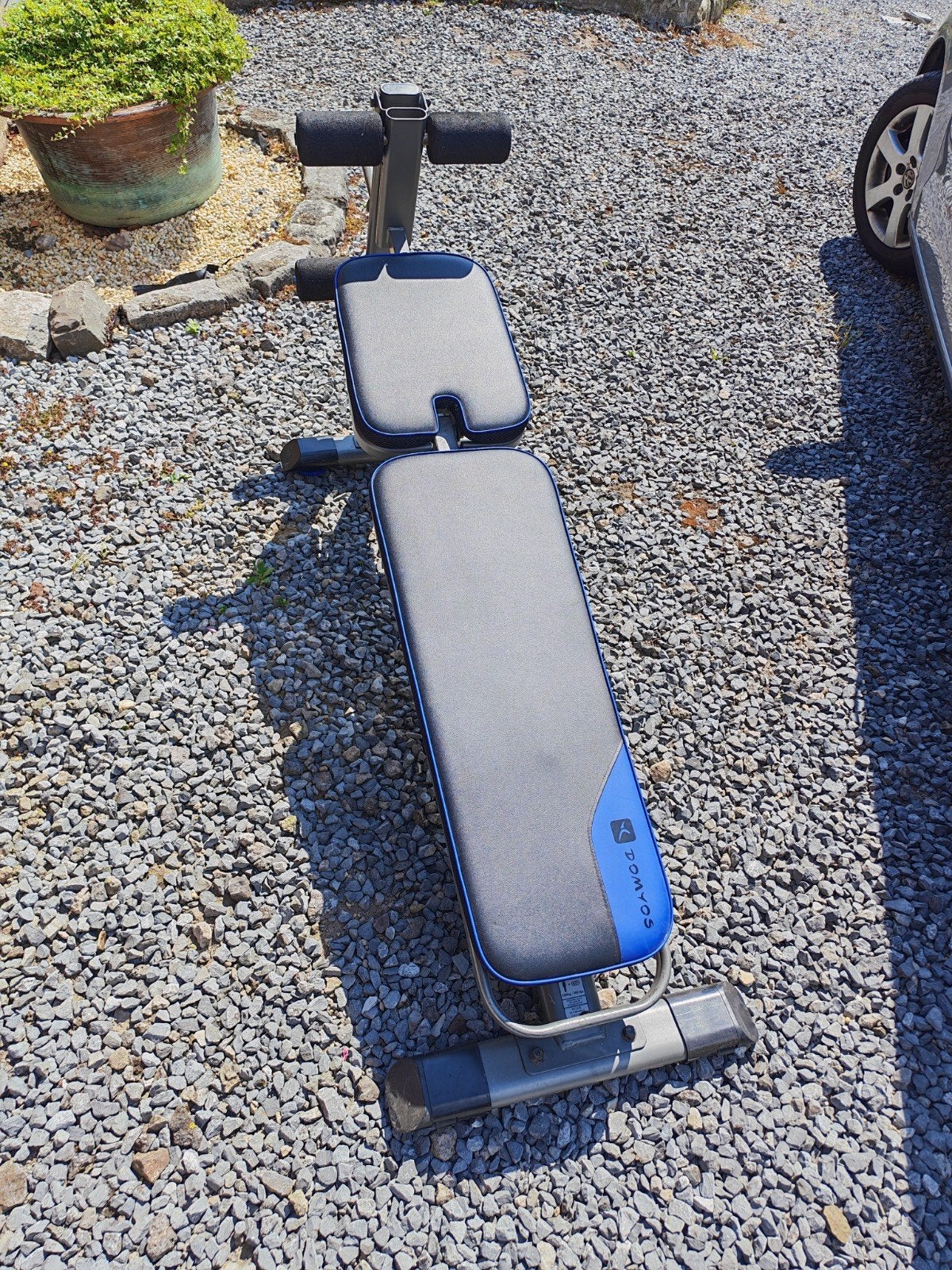 Banc de musculation, sac de frappe, dalles de protection, Enlèvement