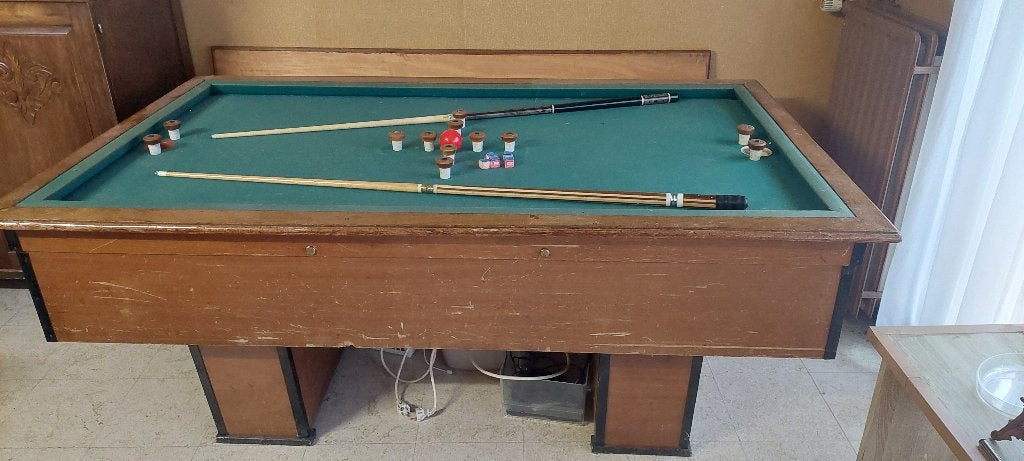 Tapbiljart, Ophalen, Gebruikt, Biljarttafel