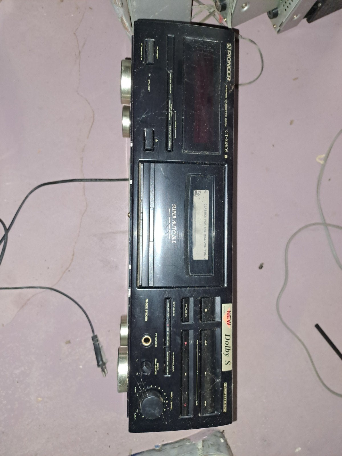 Pioneer ct-s450s, TV, Hi-fi & Vidéo, Decks cassettes, Enlèvement